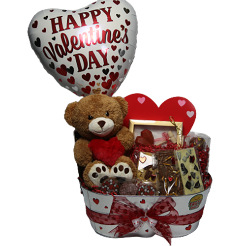 Chocolate Valentine Gift Basket